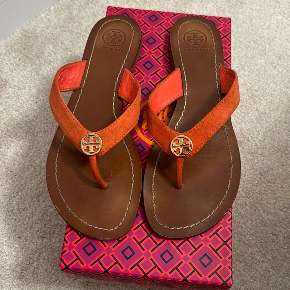 Tory Burch Thora 2 Sandals - Poppy Coral